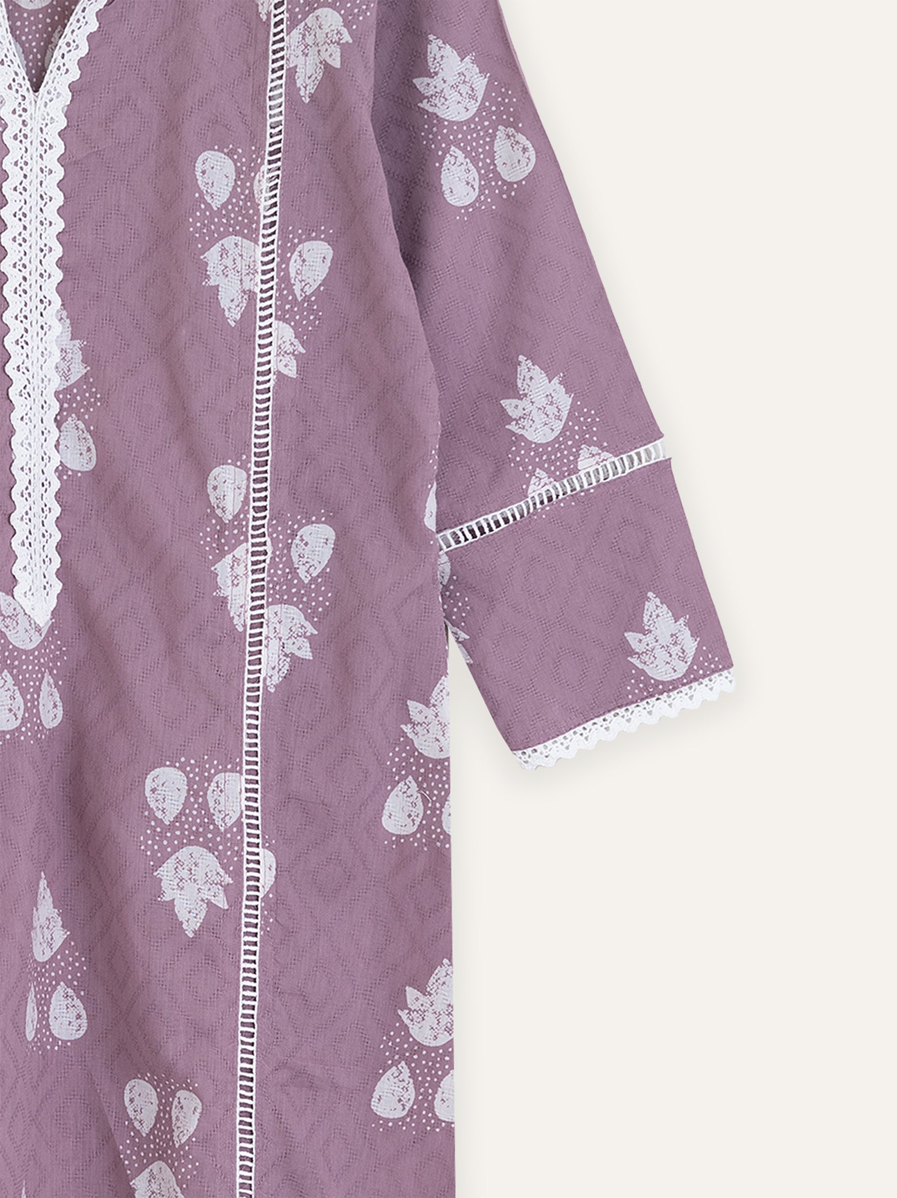 Zubiya Cotton Printed Straight Kurta